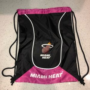 Miami Heat Black Doubleheader Backsack